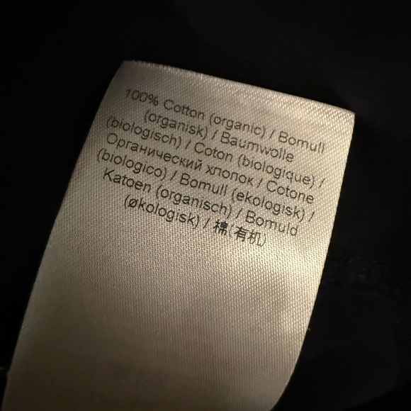 Ganni Gather Detail T Shirt in Black Size XXS - Picture 12 of 12